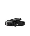 Christopher Black Leather Belt Jack & Jones
