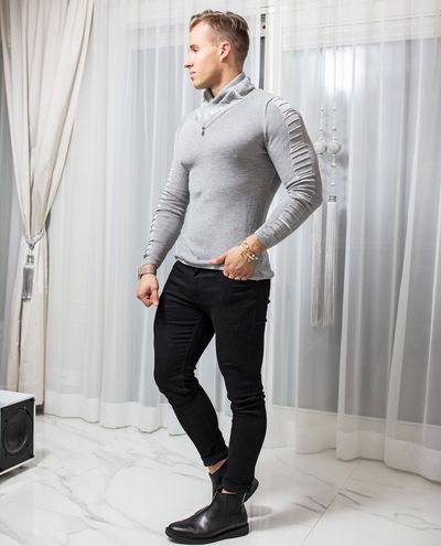 Pike Knit Gray Carisma
