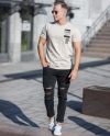 Obvious Looser T-Shrit Beige Adam Walker