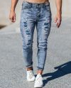 Skinny Fit Acid Jeans Blue L32 Brave Soul