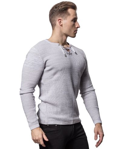 Knit Jumper Gray Melange Carisma