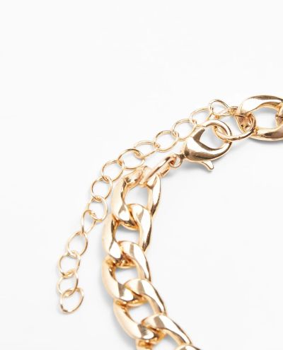 Fastener Bracelet Gold Urban Classics