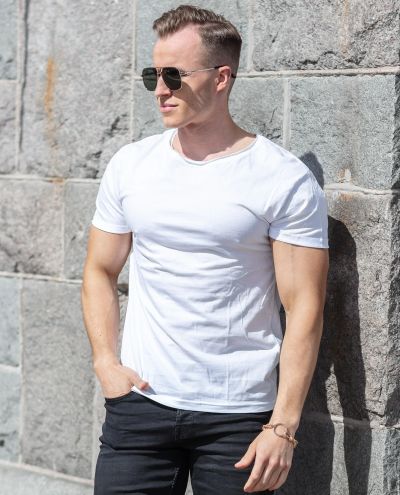 Basic Tee O-Neck White Jerone