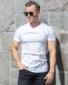 Basic Tee V-Neck White Jerone