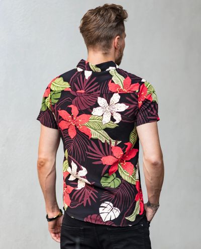Summer Viscose Shirt Flower Zayne Paris