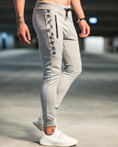 Zipper Gray Collegepants Jerone