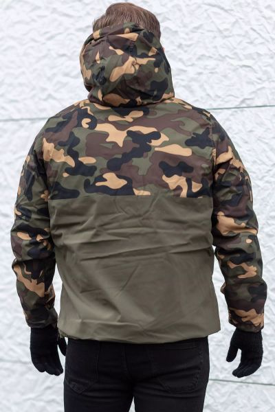 Camo Mix Pull Over Winter Jacket Urban Classics