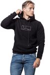 Men's Teddy Hoodie Black With Text Jerone
