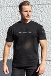 Illusion Embroided T-Shirt Black Jerone