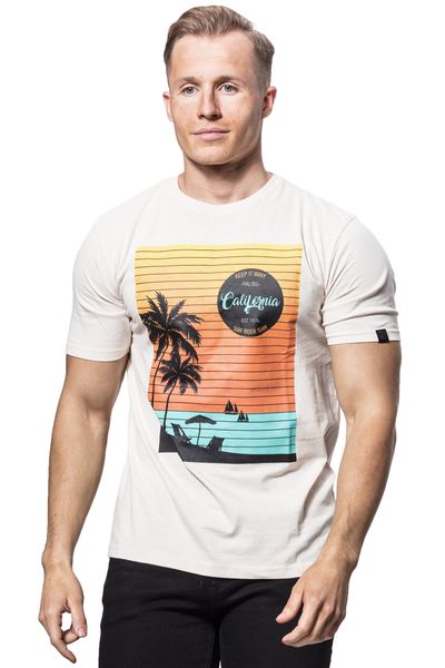 Beige California T-Shirt Jerone