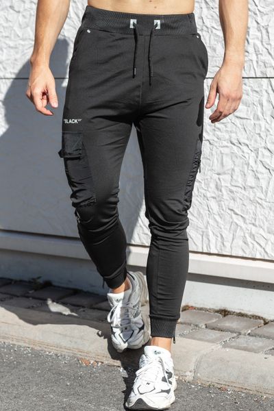 Flex Style Street Collegepants Black Jerone