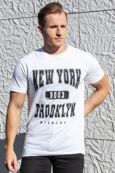 Brooklyn White T-Shirt Mister Tee Brooklyn White T-Shirt Mister Tee