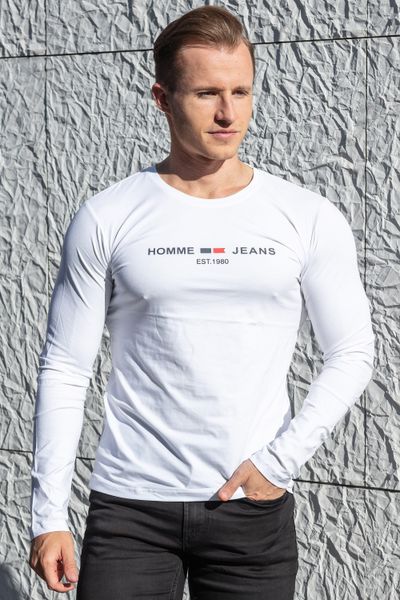 Sean White Elastic Longsleeve Text Print Jerone