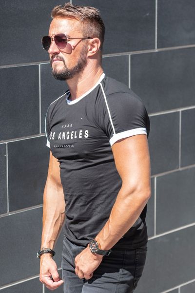 Los Angeles Black T-Shirt Jerone
