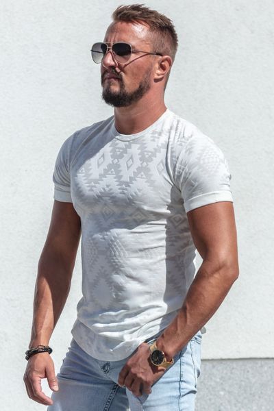 Aztec T-shirt White FRILIVIN