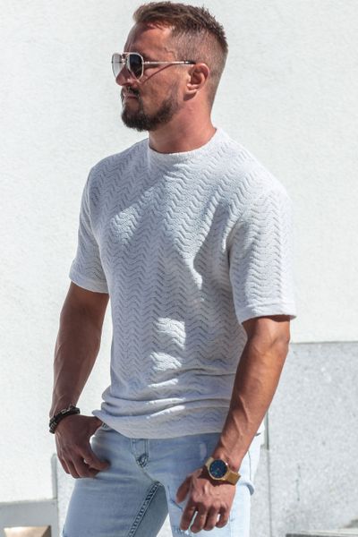 Crochet Shirt White Carisma
