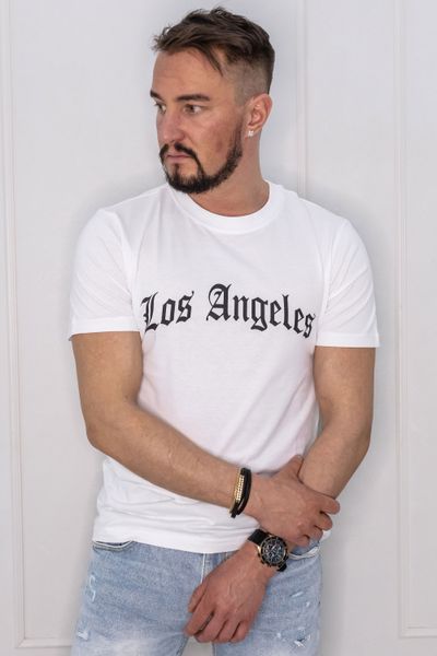 Los Angeles White T-Shirt Mister Tee Los Angeles White T-Shirt Mister Tee