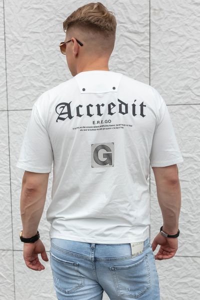 Accredit balta T-krekls JERONE Accredit balta T-krekls JERONE