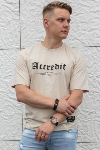 Accredit T-krekls gaiši brūns JERONE