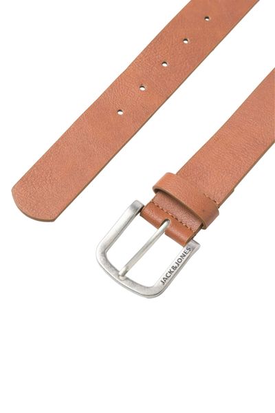 Mākslīgās ādas josta konjaka krāsā Jack&Jones